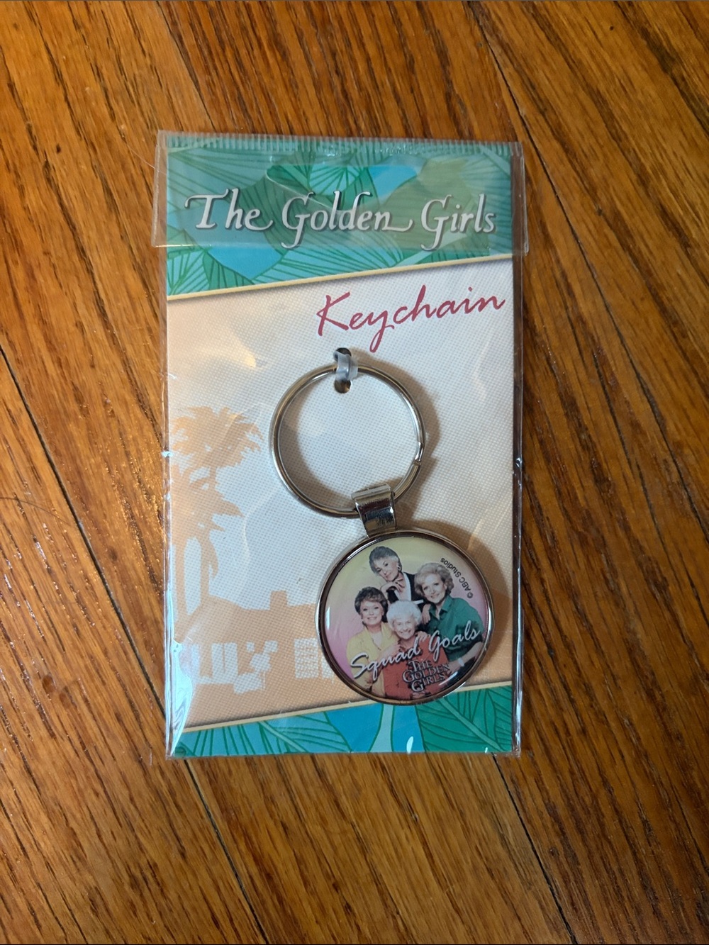 Pink/Silver Keychain